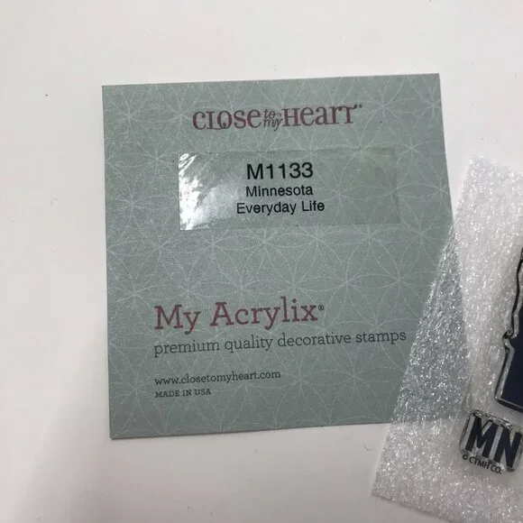Close To My Heart CTMH Mini Stamp Set M1133 Minnesota Everyday Life NEW - Picture 3 of 9
